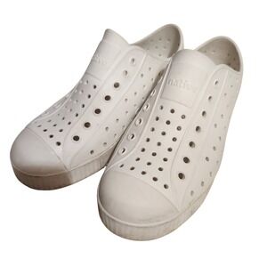 Native Shoes Jefferson White Rubber Water‎ Shoes Kids Size J3